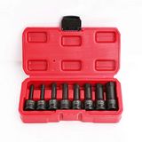 1/2" Drive Impact Socket Hex Bits | 8 stuks SAE Set Standard Long Air Allen Driver
