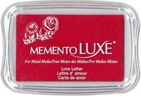 Tsukineko Memento Luxe inktkussen - Love letter - rood
