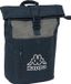3586 Kappa Dark Navy rugzak met klep voor laptops van 39,6 cm (15,6 inch), ideaal voor verschillende leeftijden, comfortabel en veelzijdig, kwaliteit en duurzaamheid, 28 x 13 x 42 cm, grijs/marineblauw