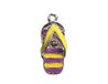 INNSPIRO Nice Charms metalen hanger flip-flops met 3 gelijkenissen geel en paars, 11 x 24 mm, 25 stuks