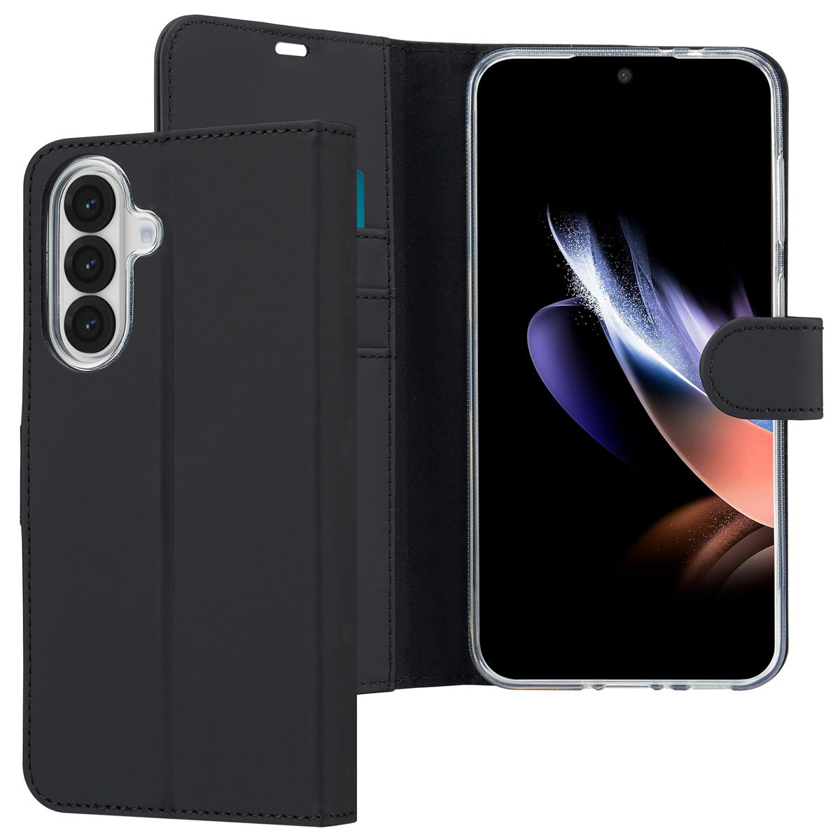 Accezz Wallet Softcase Bookcase Samsung Galaxy A36 / A56 - Zwart