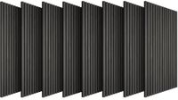 Tectake Akoestische Panelen - Set van 8 - Zwart Eiken