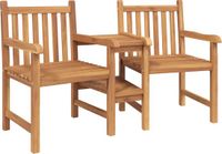 vidaXL Massief Teakhouten Tuinstoel Bruin 63 x 89 cm