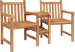 vidaXL Massief Teakhouten Tuinstoel Bruin 63 x 89 cm