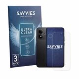 Savvies Screenprotector voor Xiaomi Redmi Note 17 (Voor+Camera) - Folie Beschermfolie transparant 6 Stuks