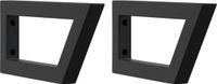 vidaXL Sink brackets 2 pcs trapezoid steel black