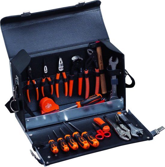 Bahco gereedschapsapsset lederen koffer | 982000320