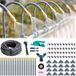 Omgoods - Système d'irrigation complet de 127 pièces, longueur de 30 mètres, avec arroseurs rotatifs à 360 degrés