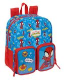 SPIDEY - Sac à dos de crèche, adaptable au chariot, nettoyage facile, idéal pour les enfants de différents âges, confortable et polyvalent, qualité et résistance, 22 x 10 x 27 cm