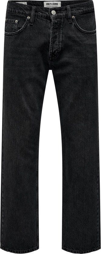ONLY & SONS ONSEDGE STRAIGHT BLACK 6985 Men's Jeans - W30/L32