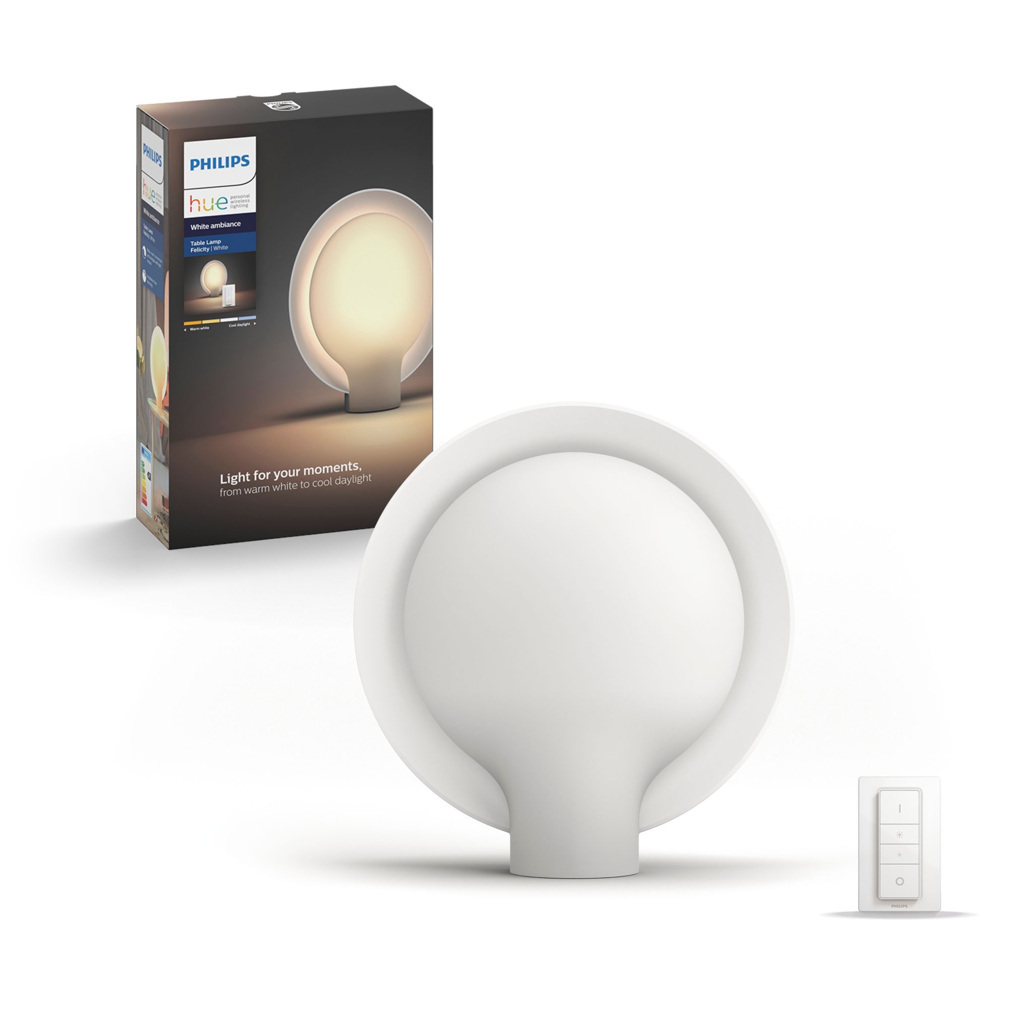 Philips hue Dimmer switch included E27 Felicity table lamp