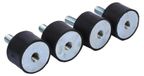 Merkloos Rubber Buffers M8 en M6 - Trillingsdemper voor Automatische Bootspoelen