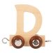 Small Foot Houten Lettertrein - D - 12 stuks