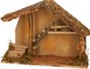 Decoris Kerststal - Hout - 39 x 19 x 28 cm