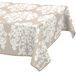 ANRO Tafelkleed afwasbaar Damast Rechthoekig 160 x 140 cm – waterafstotend binnen & buiten, lotuseffect, met zoom