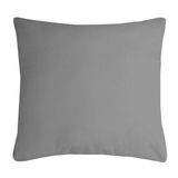 Stof Textile sierkussen Nelson - grijs - 40 x 40 cm