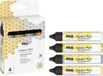 C. Kreul Glamour Lighting Serie - Set van 4 Kaarsenstiften - Goud & Zilver - Brokaten & Metallic Glans