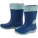 LUPILU Bottes de pluie pour tout-petits avec doublure chaude et lumineuse (Bleu marine, 27)