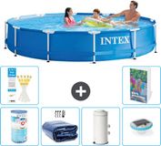 Intex Rond Frame Zwembad - 366 x 76 cm - Blauw