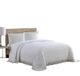 Beatrice Home Fashions Medaillon Chenille Sprei, King, Wit