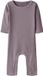 Name it Jumpsuit Ribgebreid Unisex Elderberry Gestreept Lange mouw Drukknopen Biologisch katoen/Elastaan Maat 74