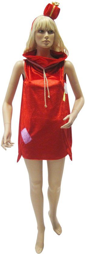 Widmann Kerstmanzak Ms Present Vrouw Medium Kerst Verkleedkleding