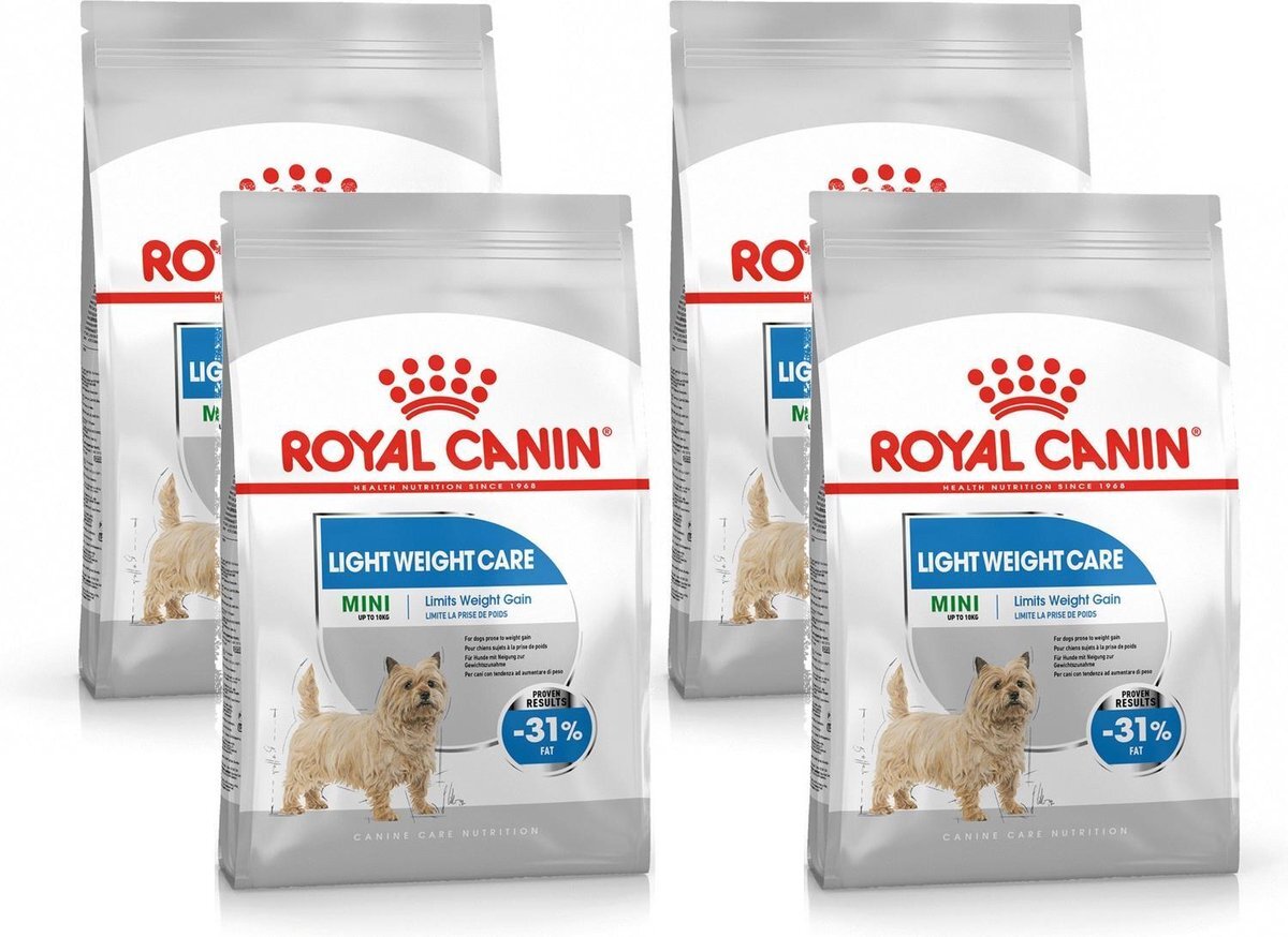 Royal Canin Ccn Light Weight Care Mini - Hondenvoer - 4 x 3 kg