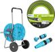 Cellfast Aluplus-slangwagen 1/2" 60 m + Cellfast Quattro-tuinslang 1/2" 25 m + set met Cellfast Basic-sproeier 1/2"