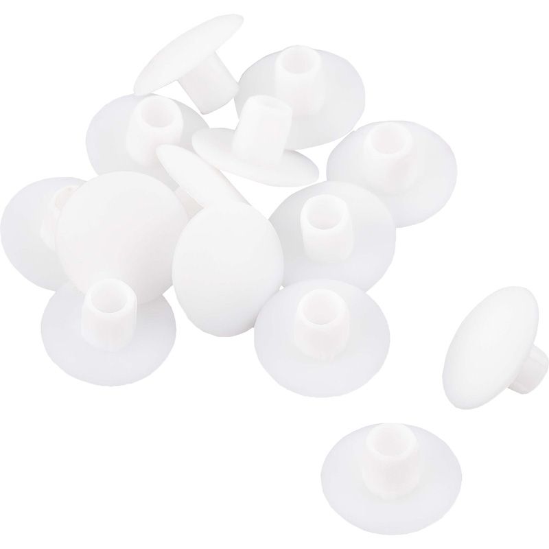 Afdekkap kunststof wit Ø5mm (20 stuks)