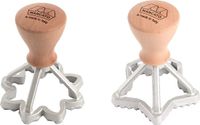 Marcato Koekjesset, koekjesvorm ster 65 mm + 70 mm bloemenvorm SC-KIT02-CLS