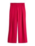 Next - Dames - Petite broek met elastische achterzijde en wijde pijpen - Petite - Rood