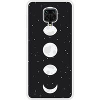 Redmi Beschermende siliconen case compatibel met Redmi Note 9 Pro Moon Phase