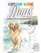 COLOR VIBE Dogs Coloring Book for Kids and Adults