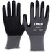 Cimco Standard Skinny Flex noir/gris 141266 Tissu tricoté Gant de travail Taille (gant) : 9, L 1 paire
