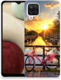 Samsung Galaxy A12 Housse arrière en silicone Amsterdamse Grachten