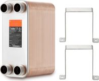 StarTech 80 Plaatwarmtewisselaars - 4x 1-1/4 inch MNPT-aansluiting - 127x305 mm - 316 roestvast staal - Hoogrendement warmtewisselaar