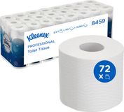 Kleenex Toiletpapier 8459 – 3-laags wc-papier – 72 rollen, wit