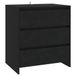 VidaXL Dressoir 70x41x75 cm bewerkt hout zwart
