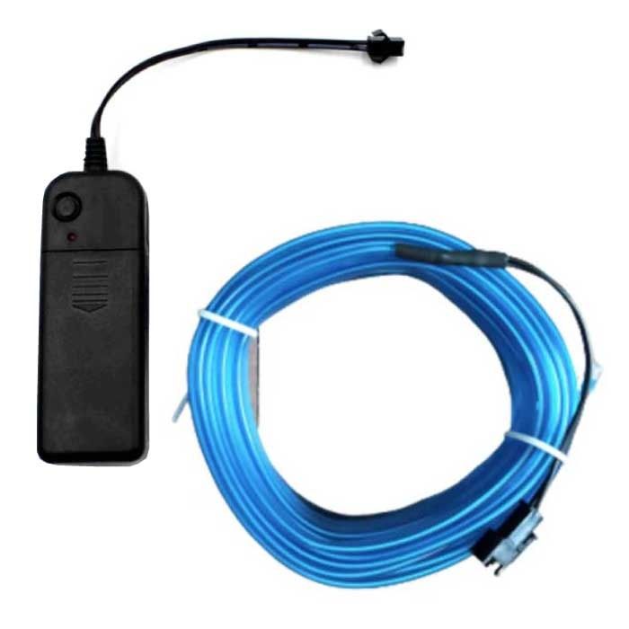 YJHSMT Neon LED Strip 1 Meter - Waterdicht - Blauw - AA Batterij