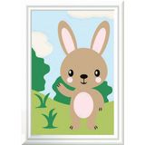 CreArt, Ravensburger CreArt, Malen nach Zahlen Kinder - Süßer Hase