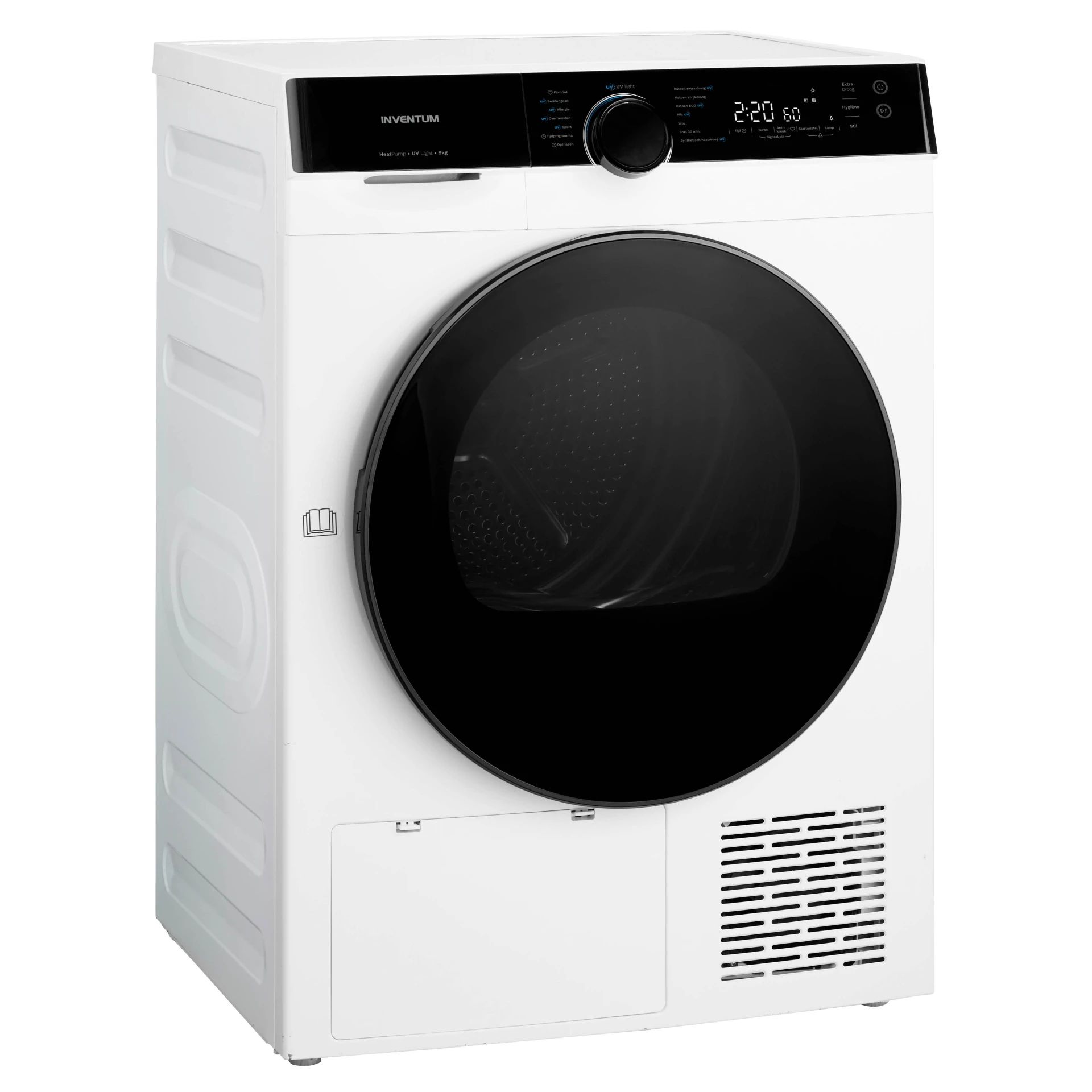 Inventum VDW9030W Warmtepompdroger - 9kg - Wit