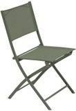 Hespéride Set van 4 opvouwbare tuinstoelen van staal MODULA