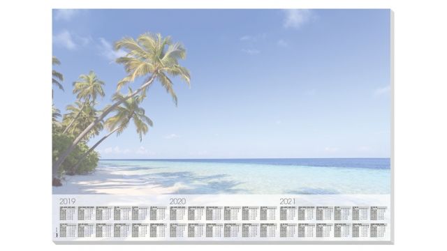 Sigel SI-HO470 Bureauonderlegger 59,4x41cm 30 Vel Beach