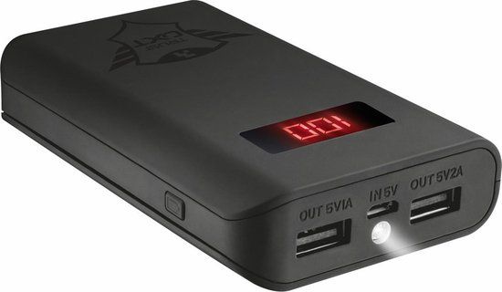 Trust GXT 777 Xore Powerbank - 10000 mAh - Zwart