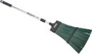 Merkloos Telescopische aluminium bezem groen 103x30x3 cm 28160