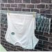 Sèche-linge pliable réglable en hauteur, argent, métal, 69x100x23cm
