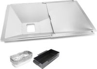 Merkloos / Sans marque Charbroil Dyna Glo Nexgrill Kenmore Uniflame 38-65 cm verstelbare Universele vetbak met opvangbak voor gasgrill