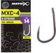 Matrix MXC-4 Barbless - Eyed (10 pcs) - Haakmaat 18 - Staal - Witvis