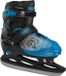 Roces Jokey X patins de hockey sur glace réglables noir/bleu 30-33
