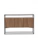 Drawer Kingsport Dressoir 3 Deuren Walnootdecor